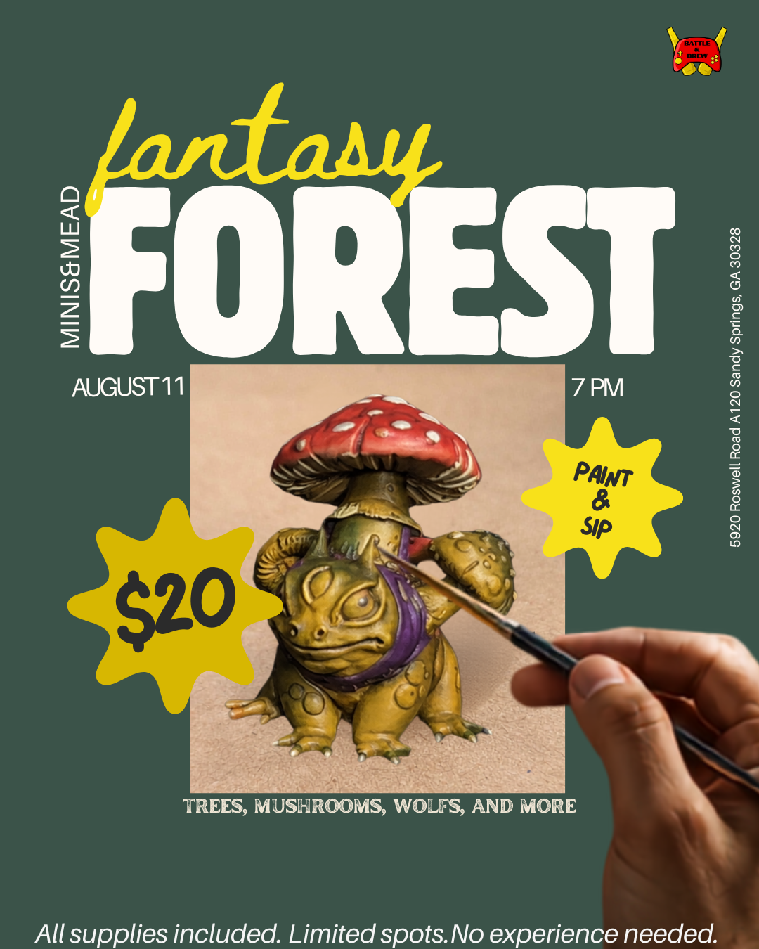 🍃 Minis &amp; Mead – Fantasy Forest 