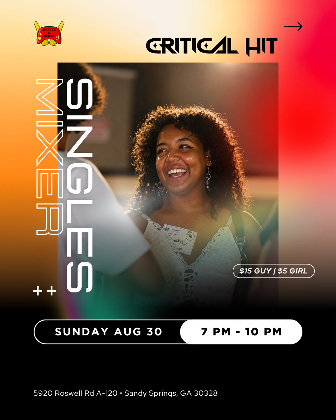 🎲💘 Singles Mixer Critical Hit