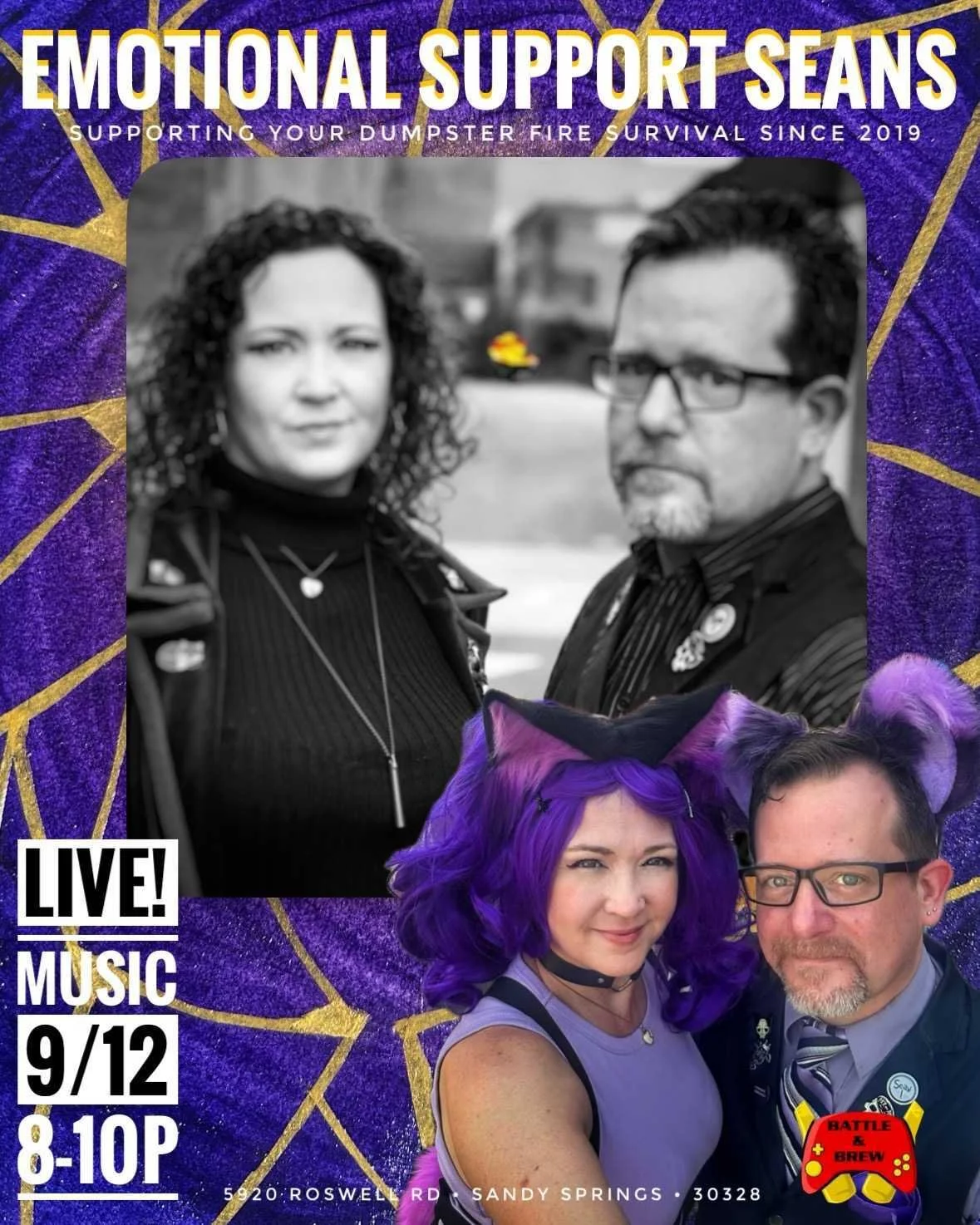 🎶 Live Music Night with Emotional Support Seans