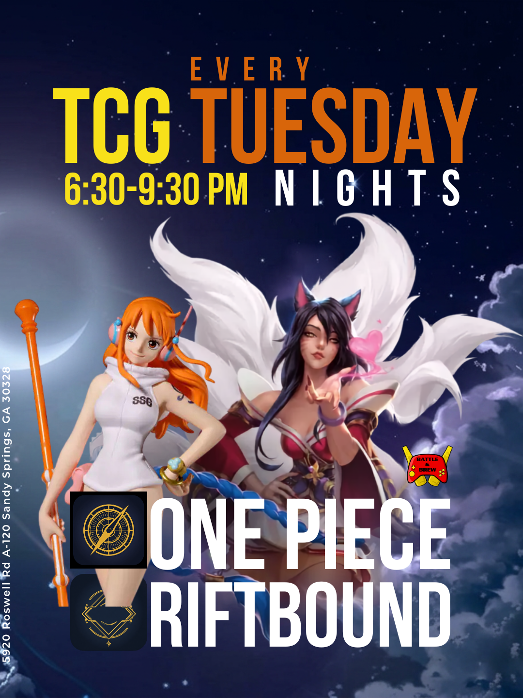 TCG Tuesday: One Piece &amp; RIFTBOUND Trading Card Games Every Tuesday
