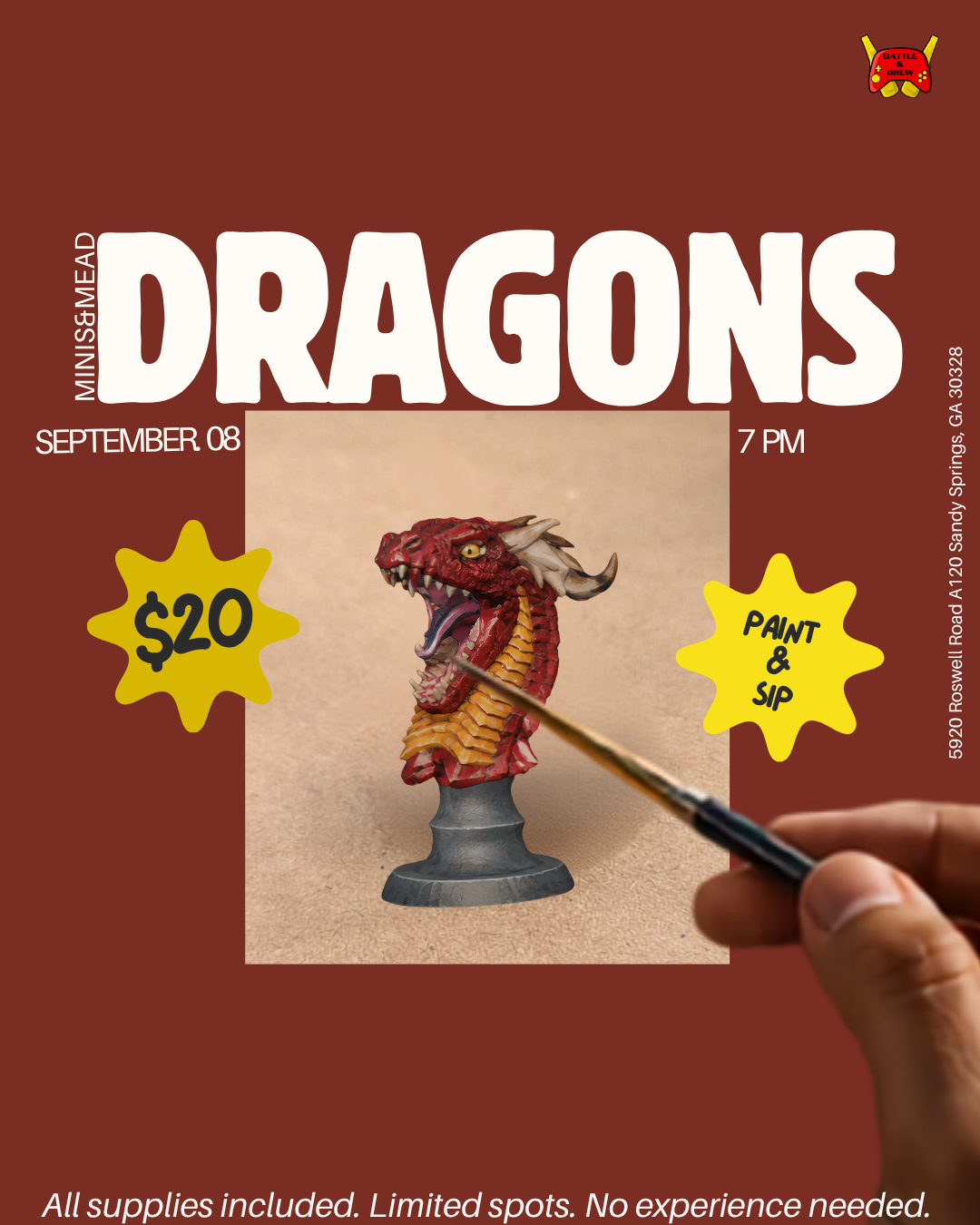 🐉🎨 MINIS &amp; MEAD: DRAGONS 