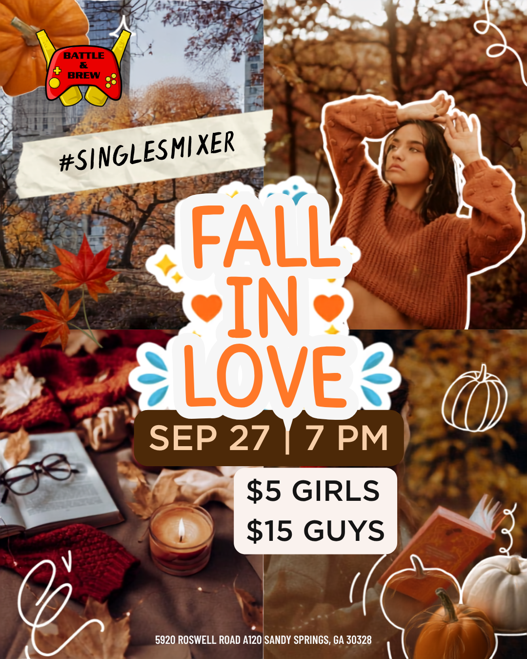 🍂 Fall in Love with September Singles Mixer 💘