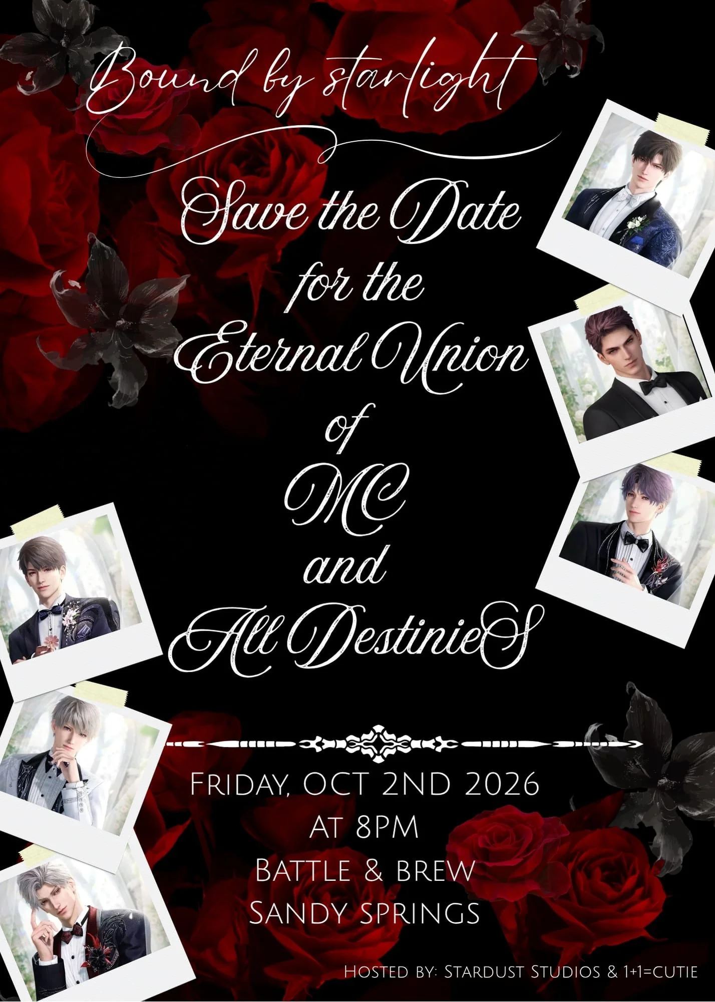 Till Death Do Us Part: Love and Deep Space Event w/ 1+1=Cutie & Stardust Studio