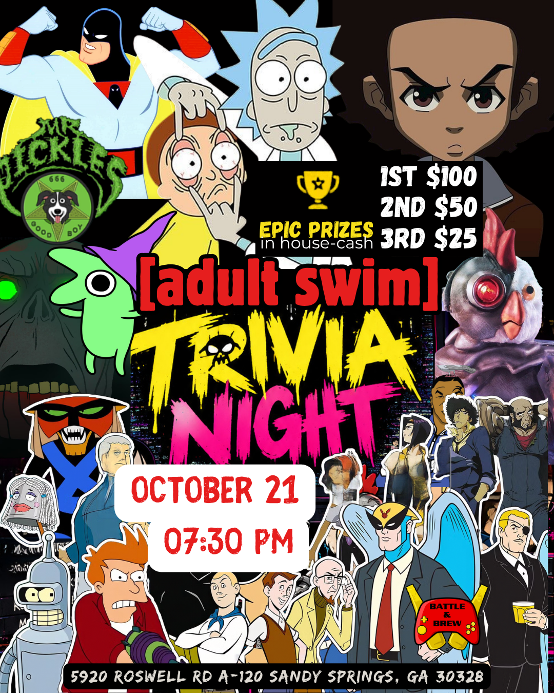 📺 Adult Swim Trivia Night