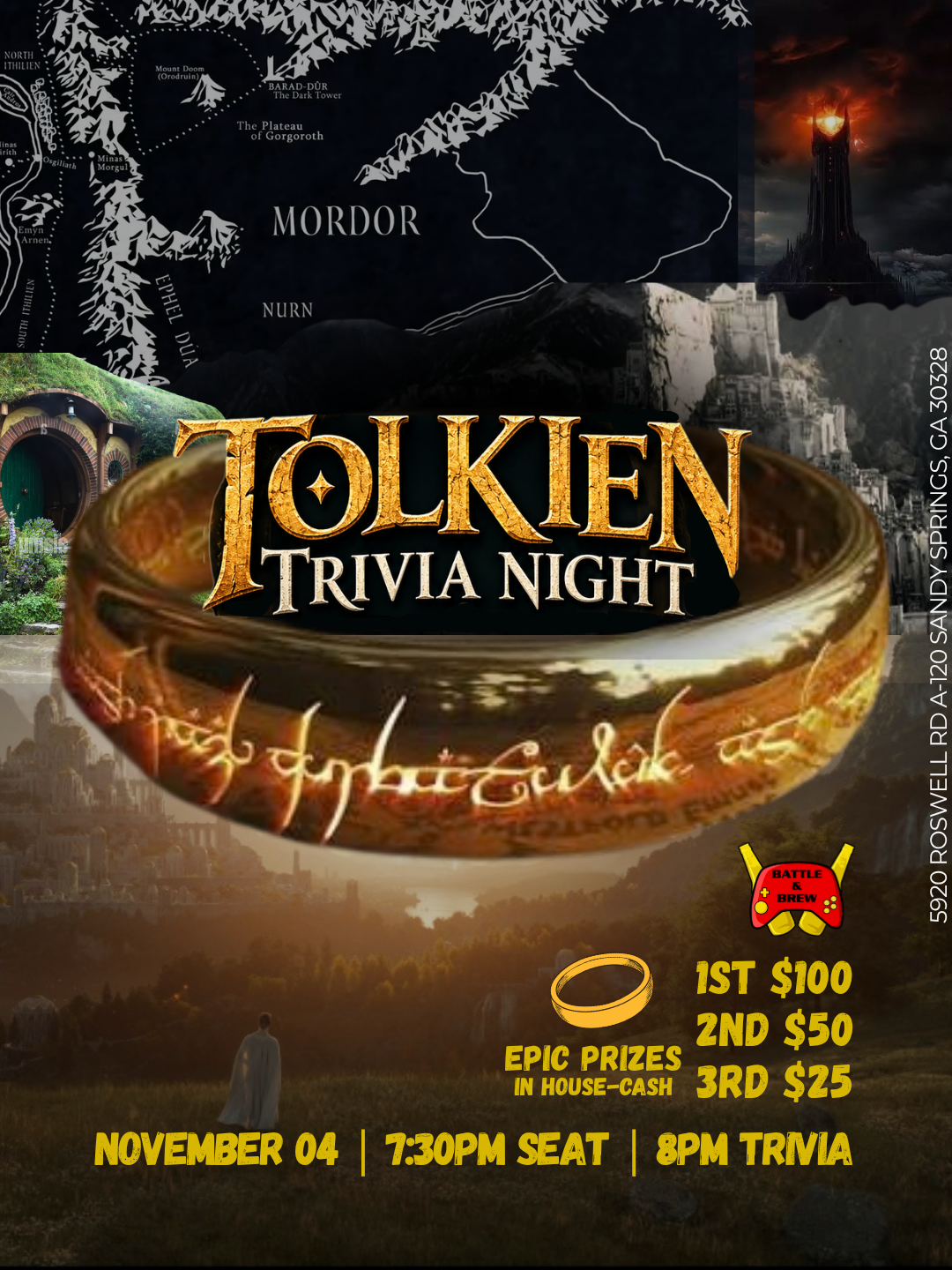 🧙‍♂️ Tolkien Trivia Night: One Trivia to Rule Them All
