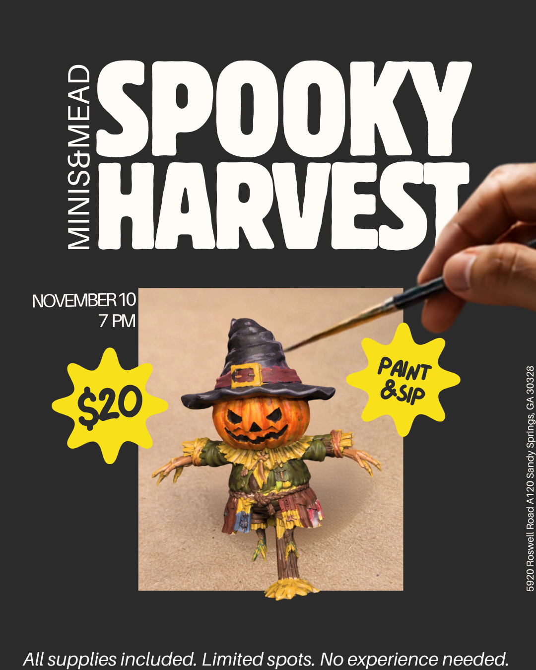🎃 Minis & Mead: Spooky Harvest 🍂🖌️