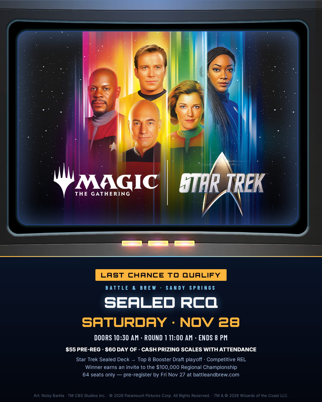 🖖 MTG Star Trek Sealed RCQ: Last Chance to Qualify 🚀✨