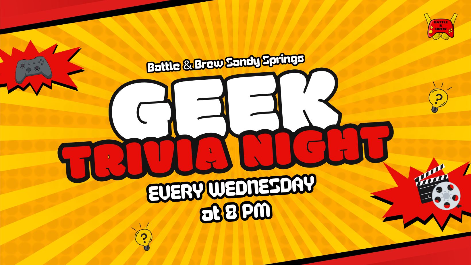 Geek Trivia Night: Solo & Team Trivia — Video Game Restaurant and Fun ...