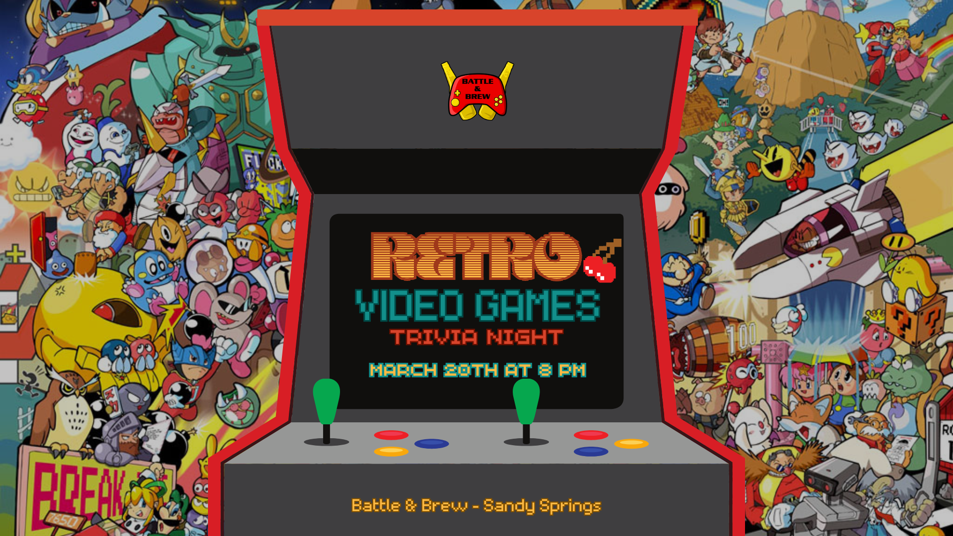 Retro Video Games Trivia Night — Video Game Restaurant and Fun! | Video ...
