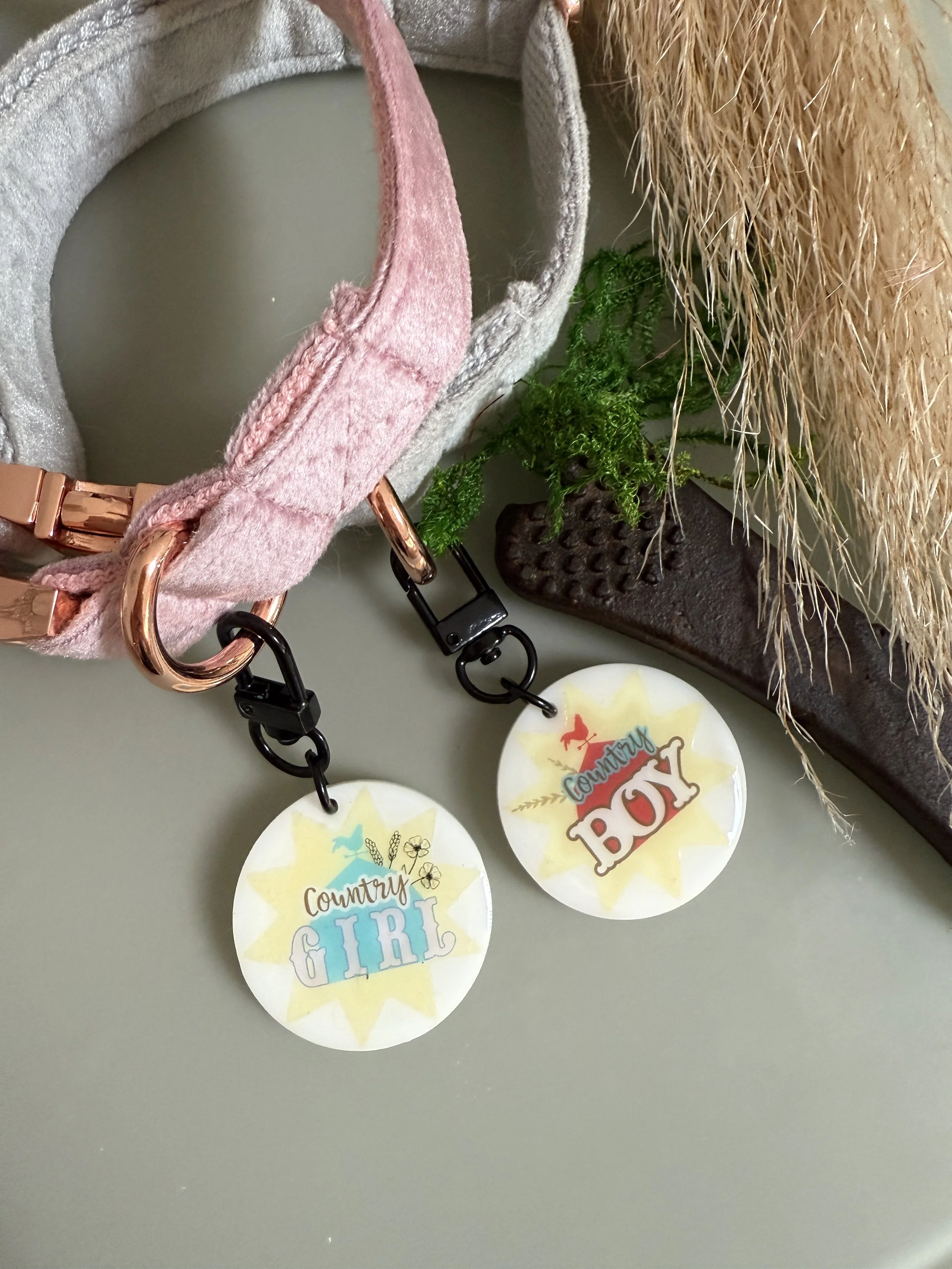 Country Pet Collar Charms