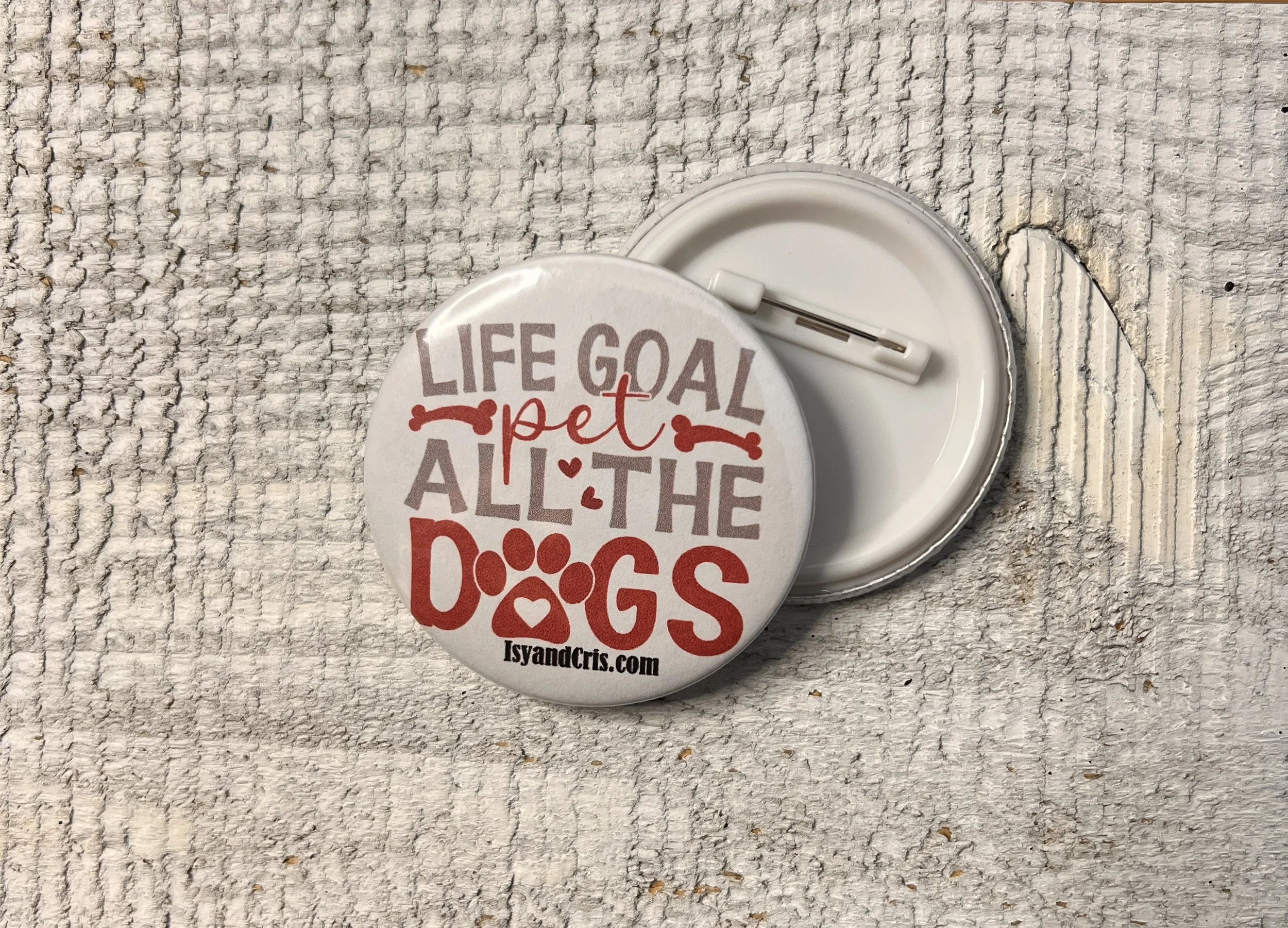 Pet All The Dogs Button