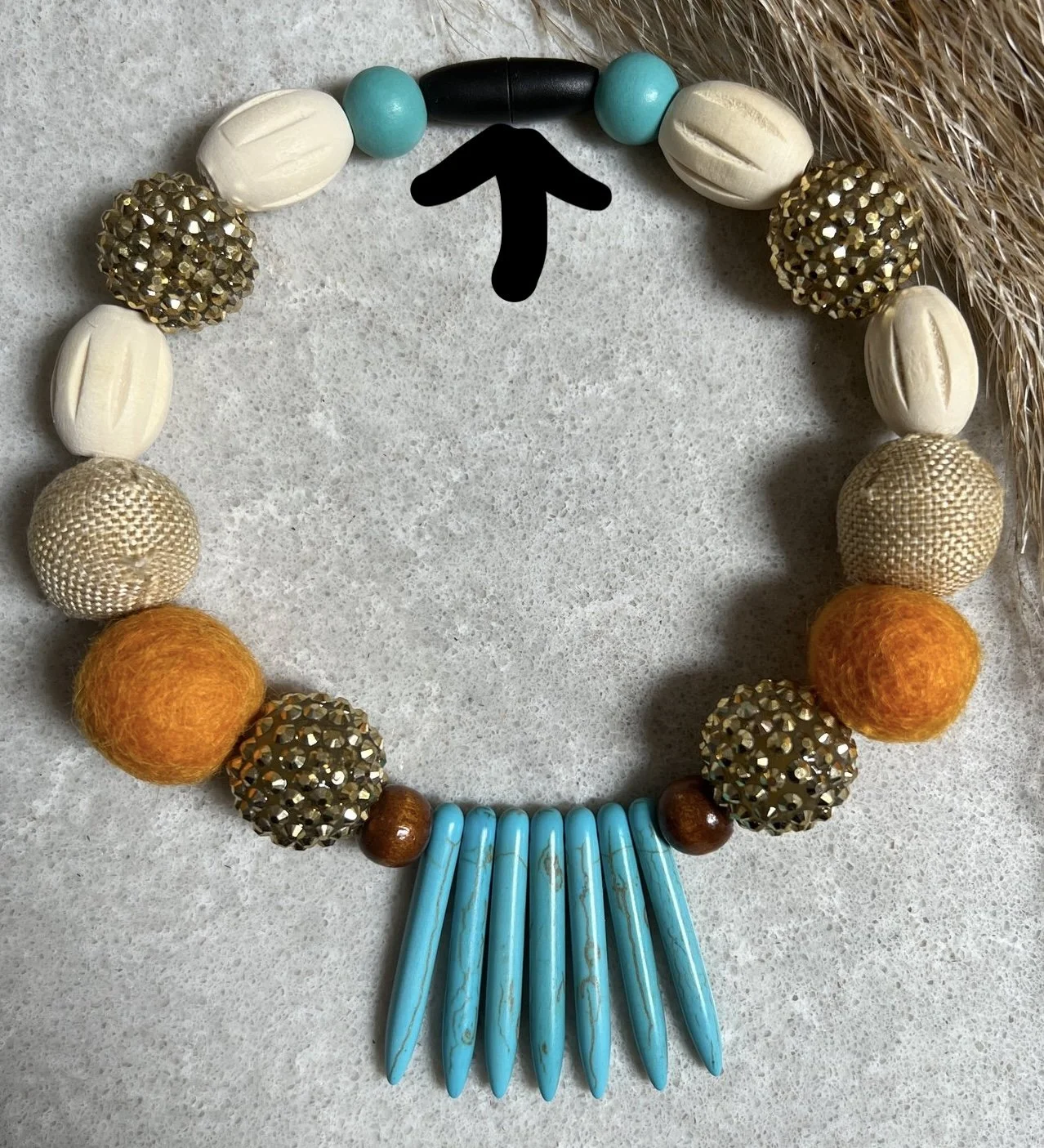 Earth Daggers Pet Necklace Quick Release Clasp