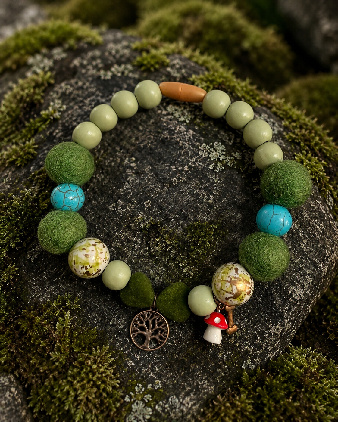 Moss Magic Pet Necklace