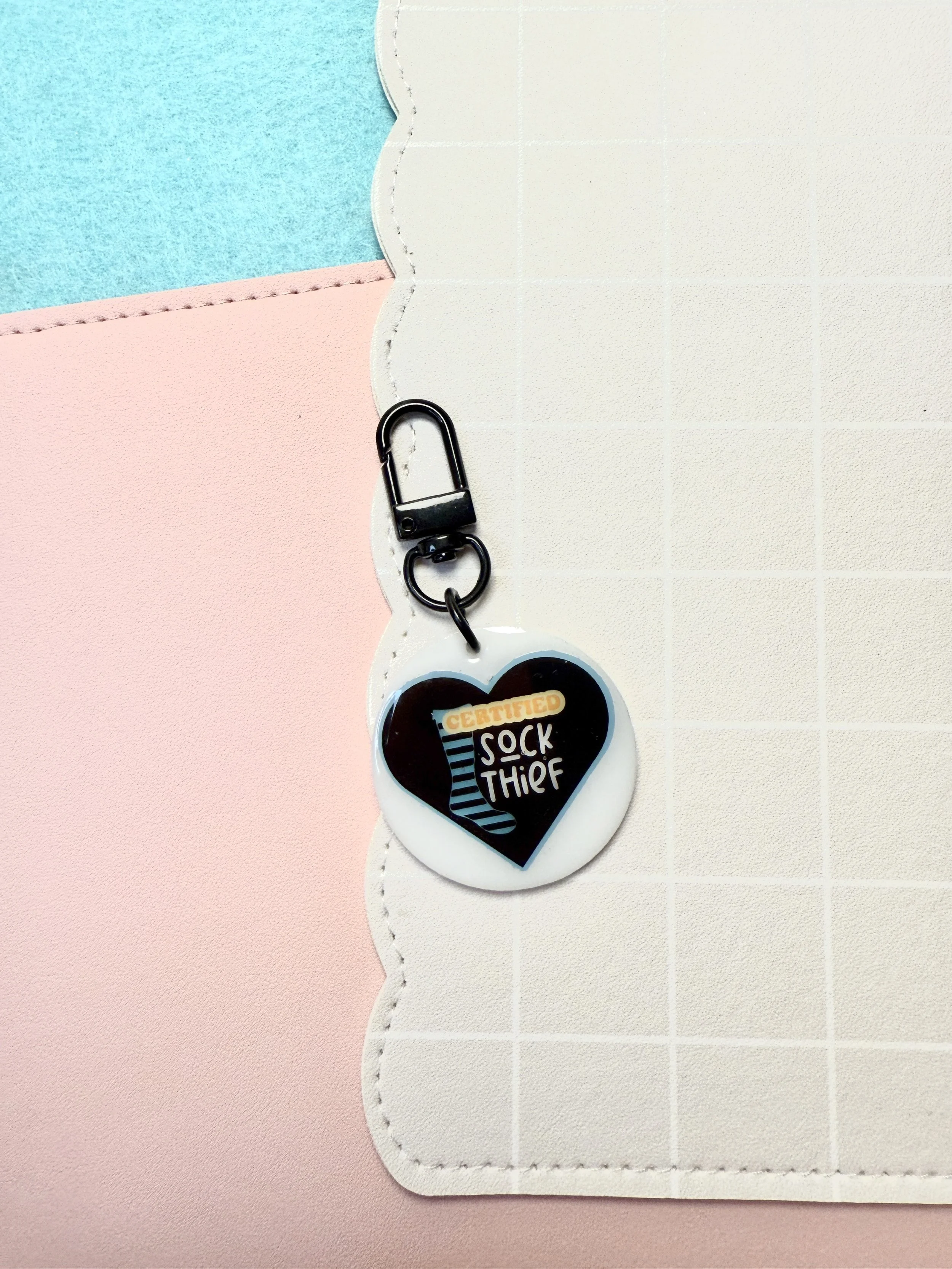 Sock Thief Collar Charm