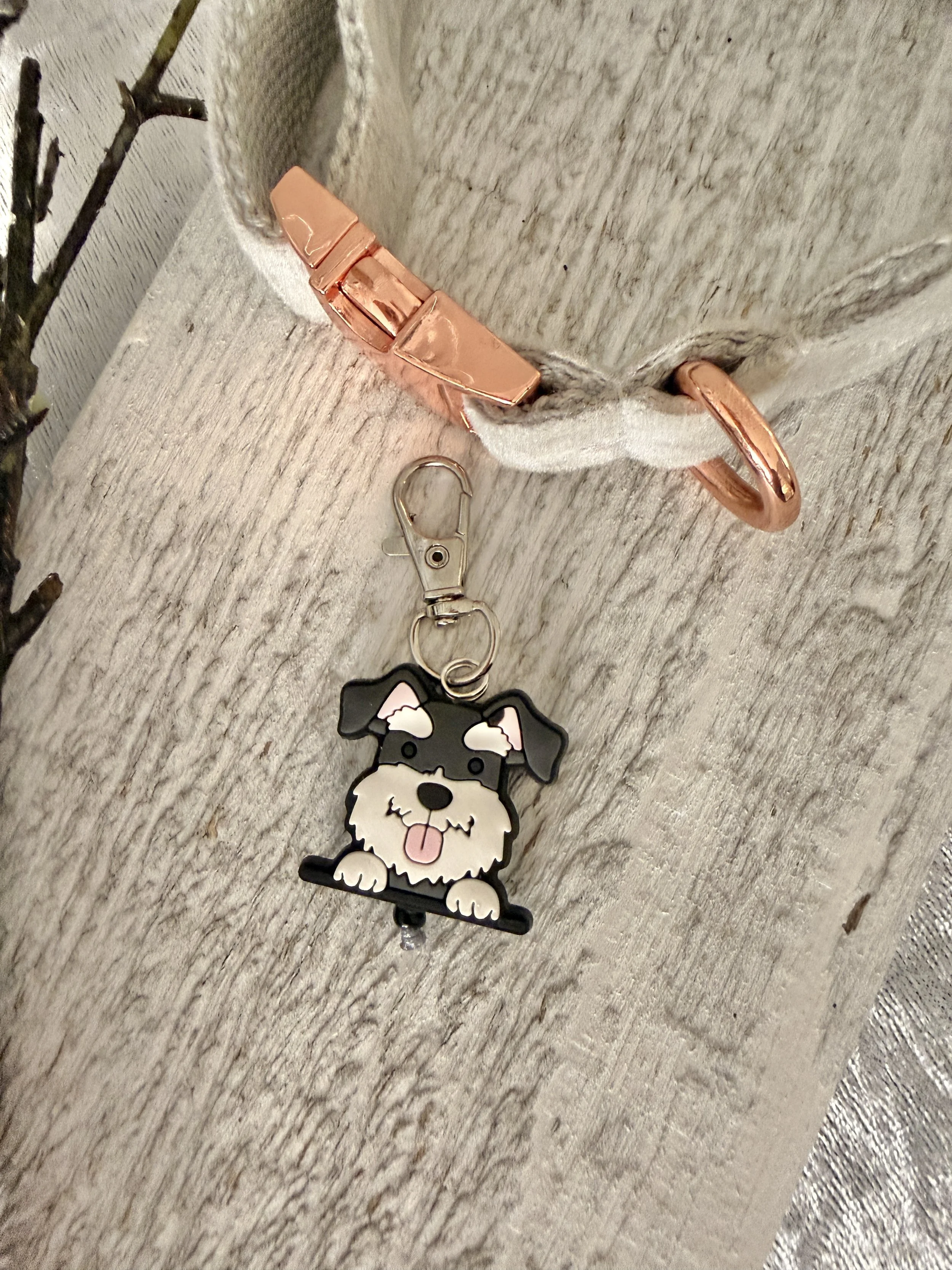 Schnauzer Collar Charm