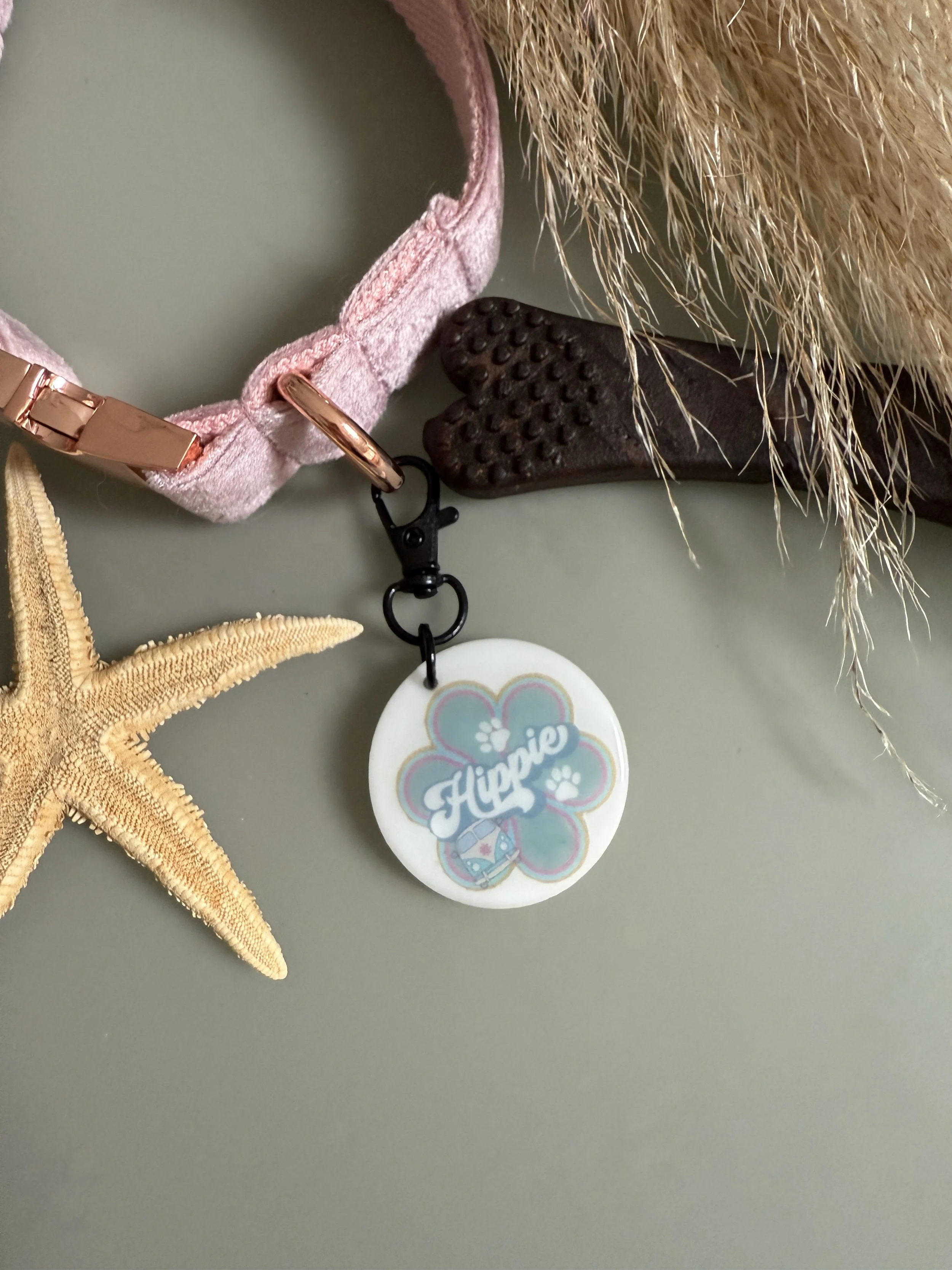 Hippie Pet Collar Charm