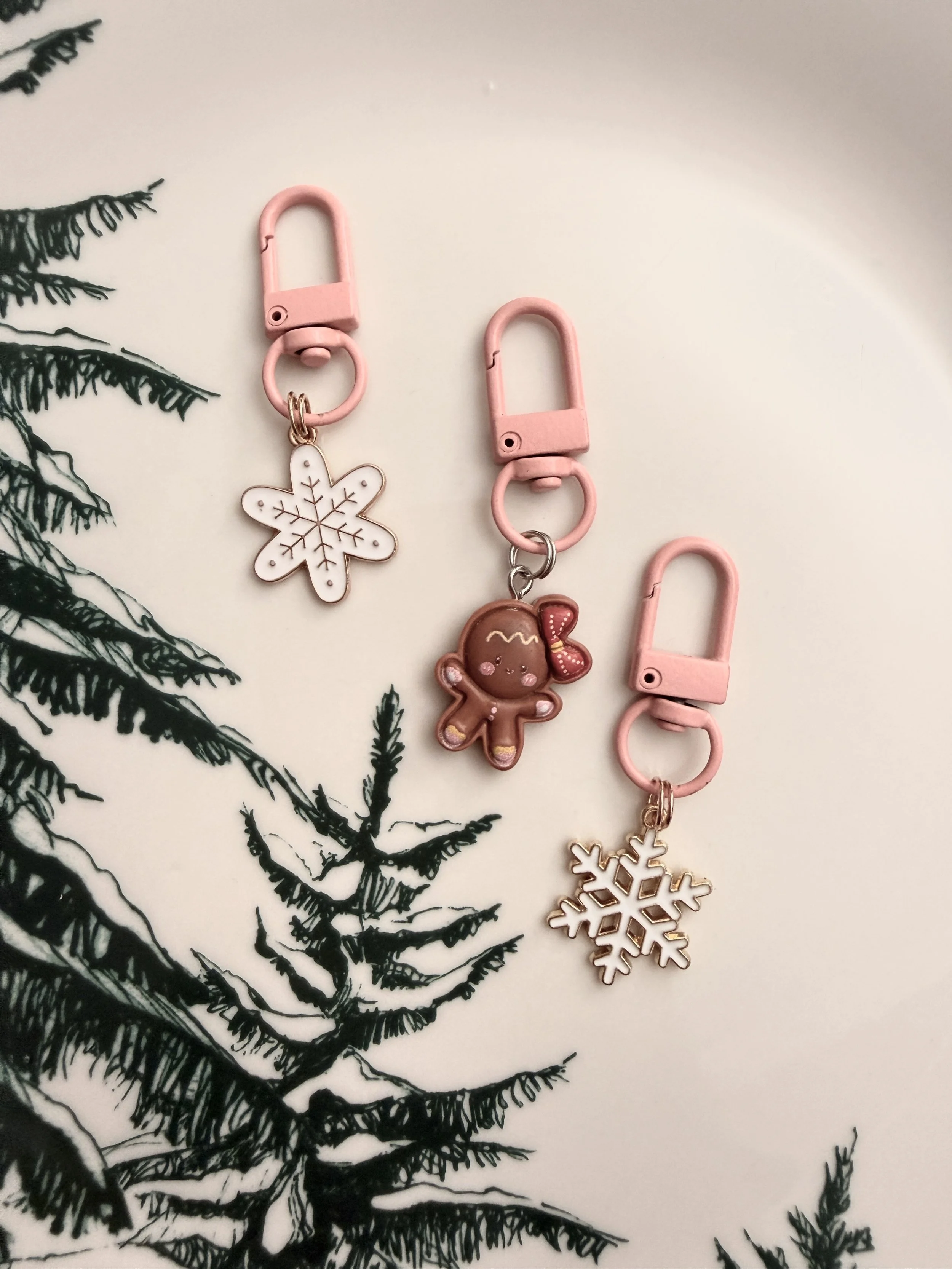 Sugar and Snow Holiday Collar Charms