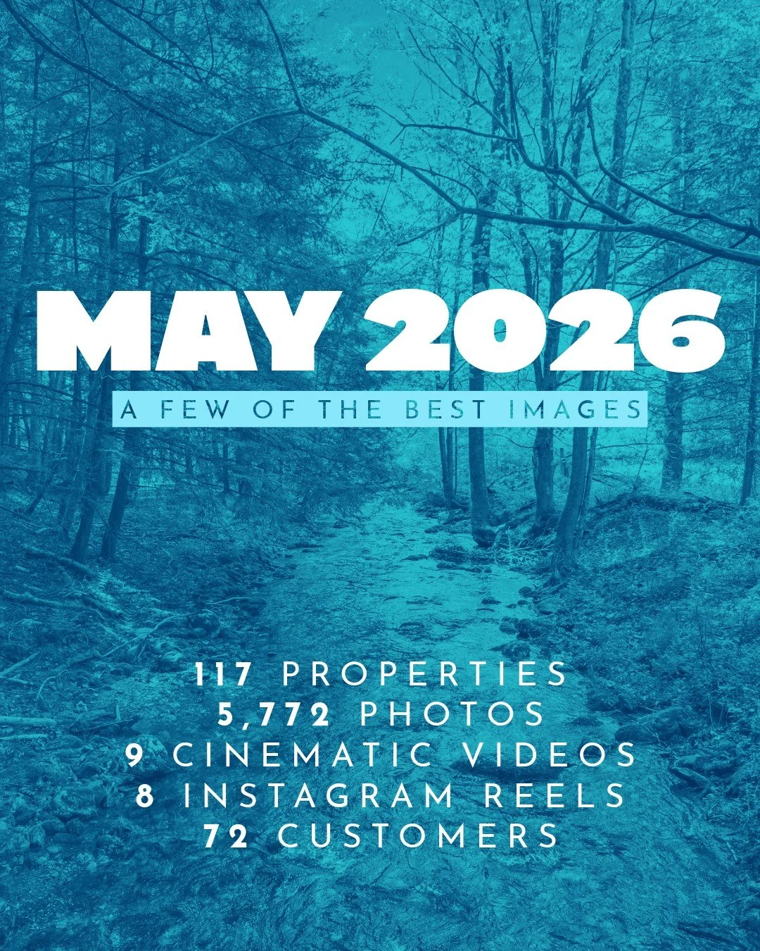 May is over, but we're still dreaming about all the beautiful homes we photographed.  Take a look at a few of the highlights 📷 
Investment properties, vacant land, luxury homes, starter homes, lake homes, cabins, or fixer-uppers.  We help you market