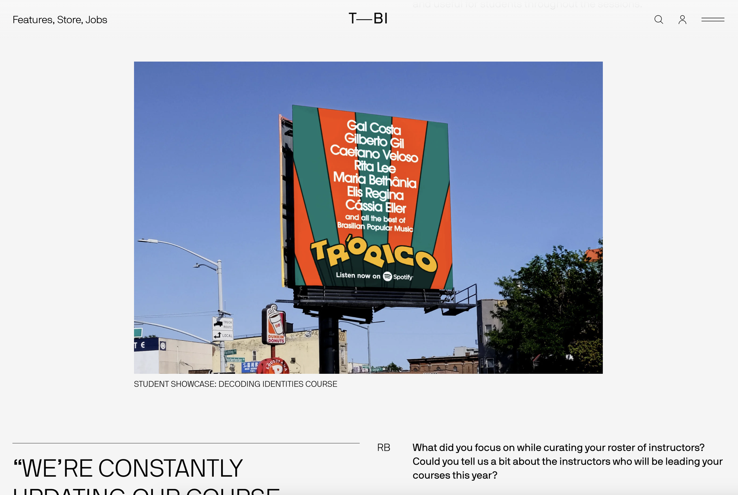 Tropico featured on The Brand Identity