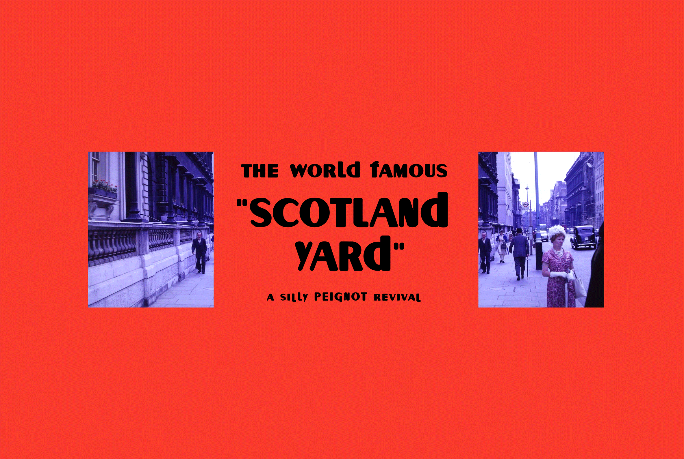 Typeface Design • Scotland Yard