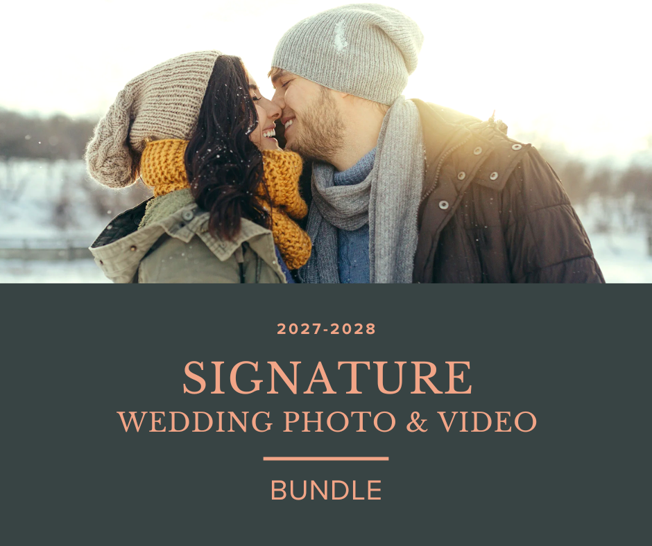 2027-2028  Wedding Videography & Photography  -Signature Bundle