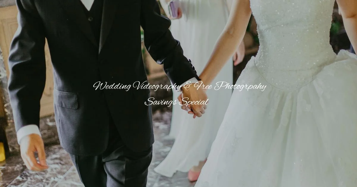 🎥  FREE wedding photography when you book a full-price videography package