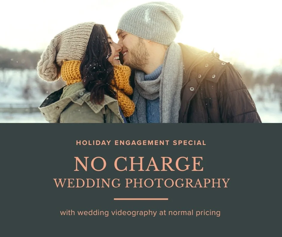 🎥  FREE wedding photography when you book a full-price videography package