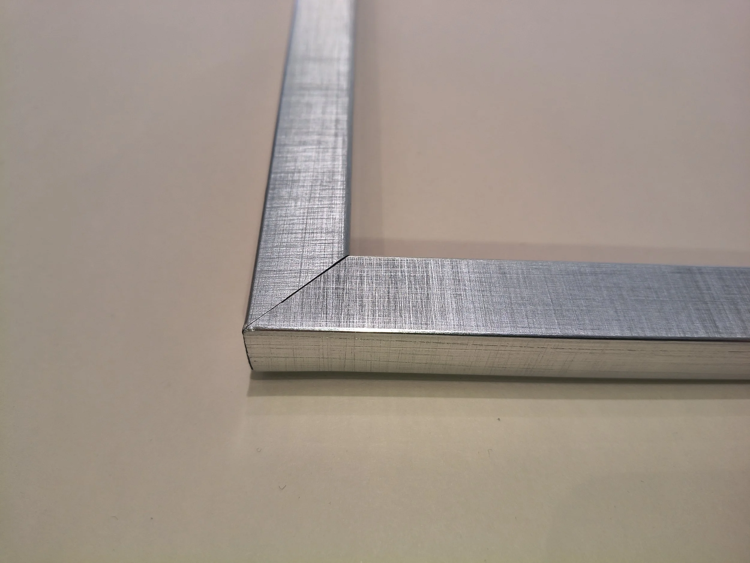 Brushed Silver Effect