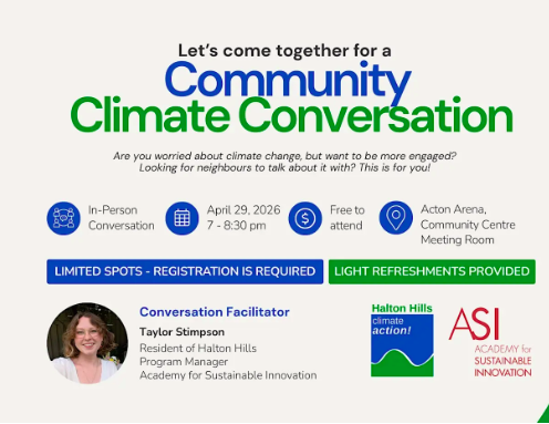 Halton Hills Community Climate Conversation