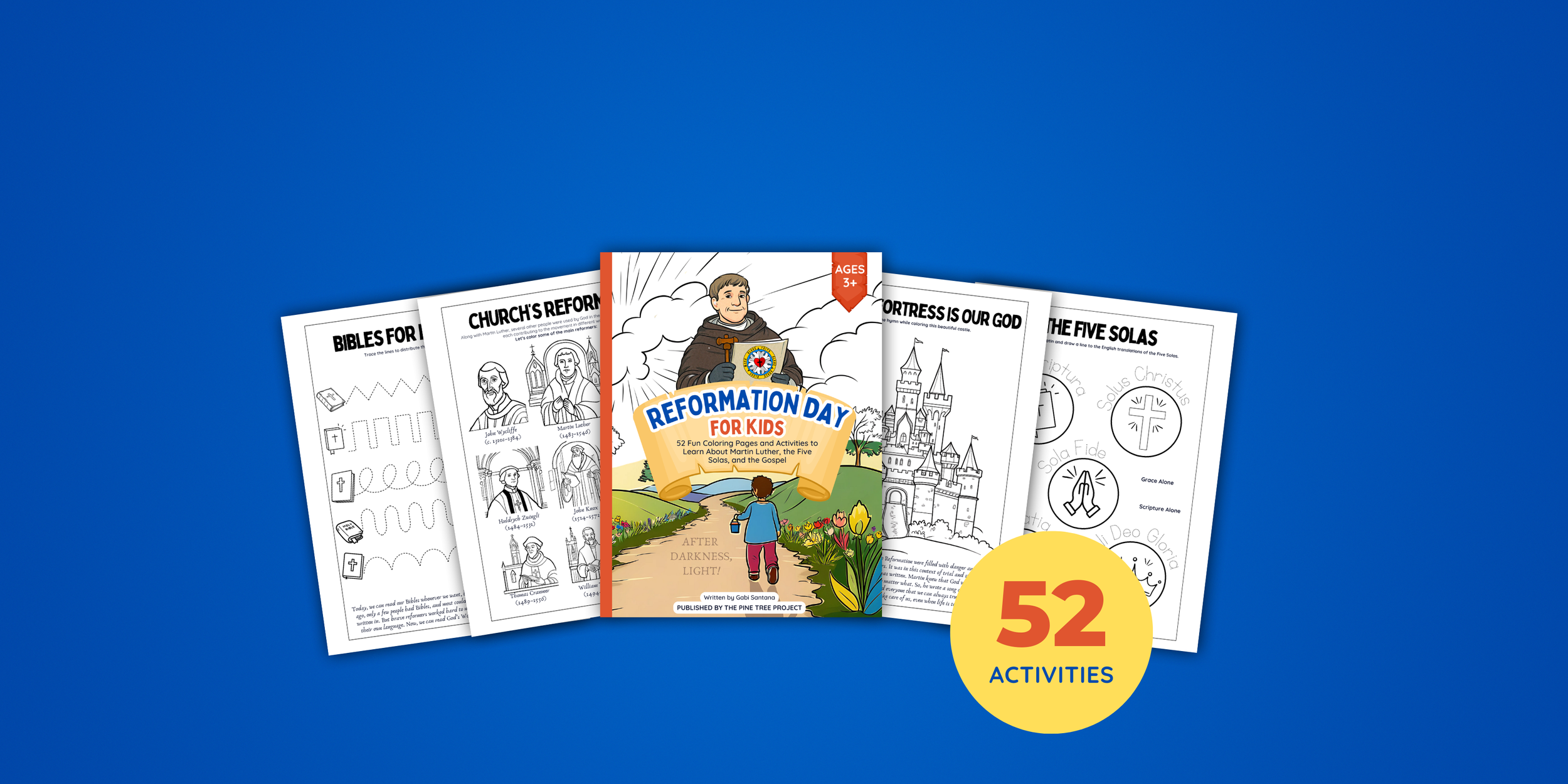 Protestant Reformation for Kids Activities and Coloring Book — Pine ...