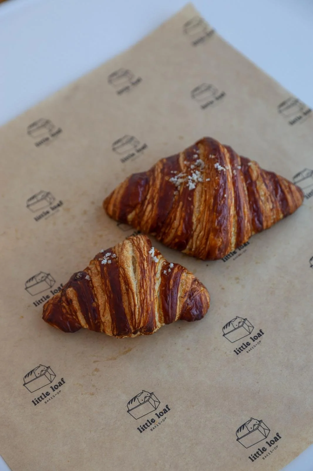 catering size and mini size pretzel croissants