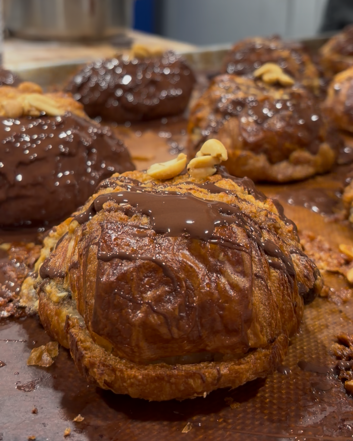 2x-baked Snickers Croissant