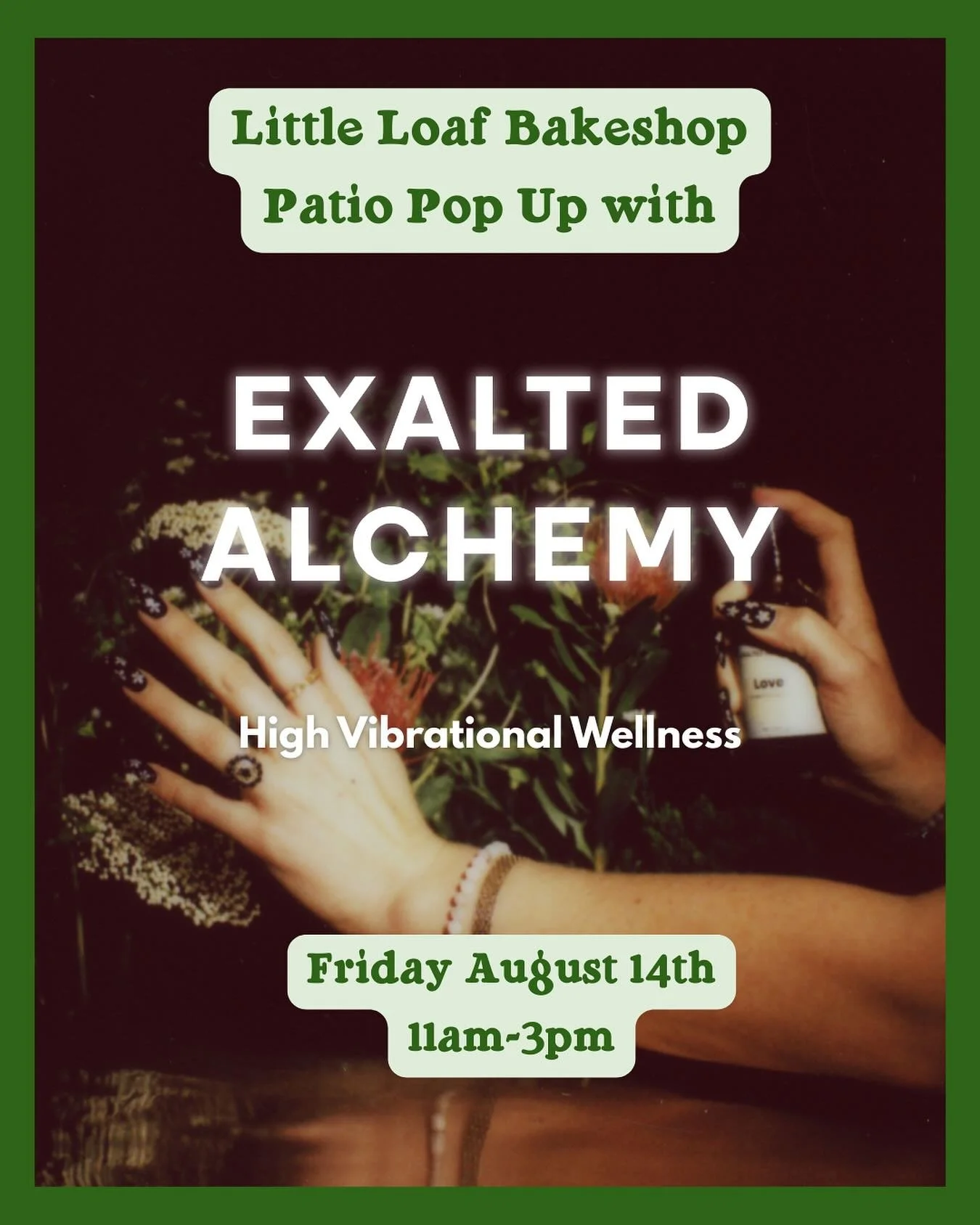 This Friday our friend @jessicakravit of @exaltedalchemy will be popping up on our patio! We met Jess at the @beaconfarmersmarket back in 2022 and have been loving her &amp; admiring her craft ever since. And if you&rsquo;ve ever met her you know she