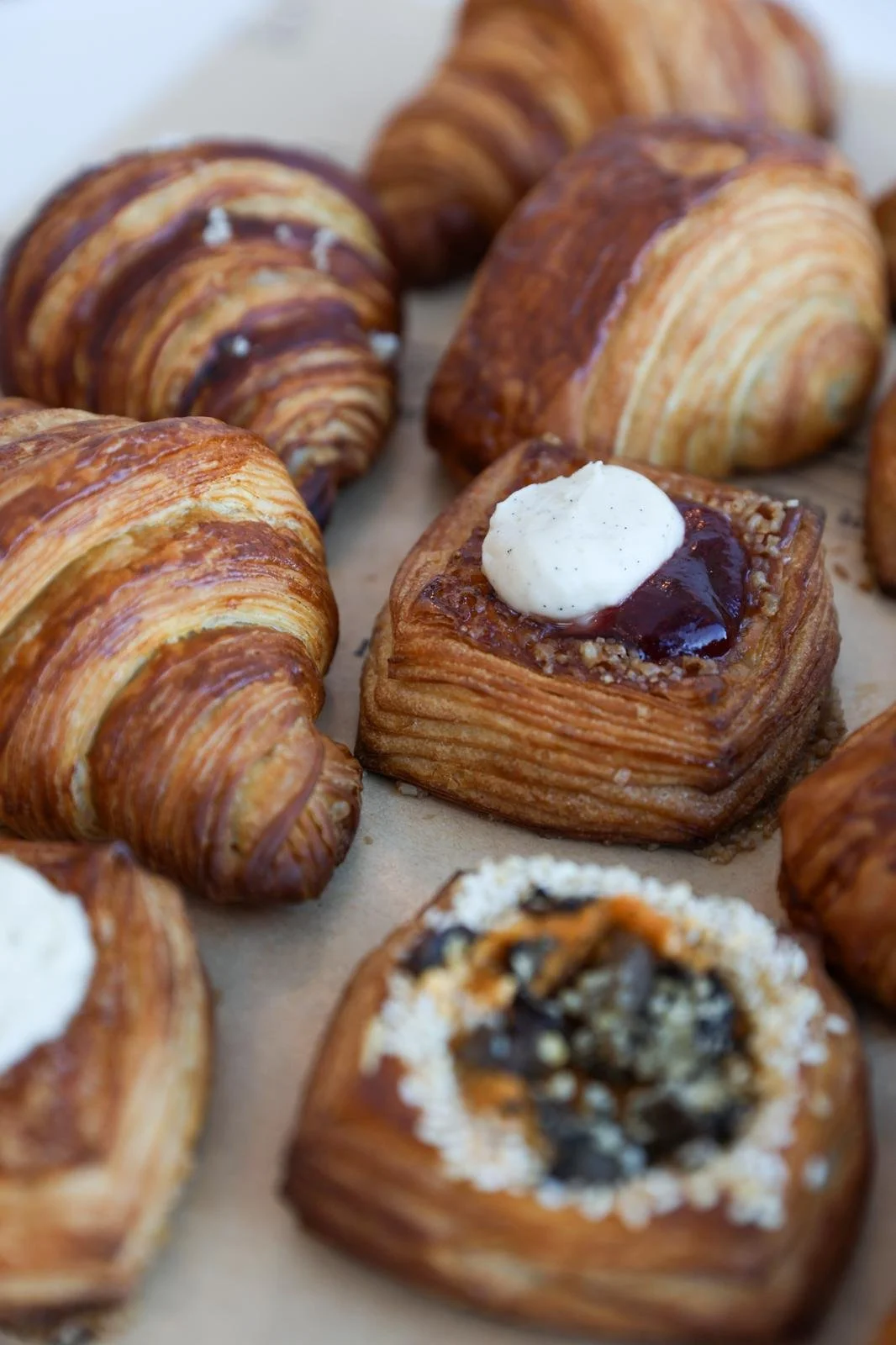 assortment of vegan mini pastries