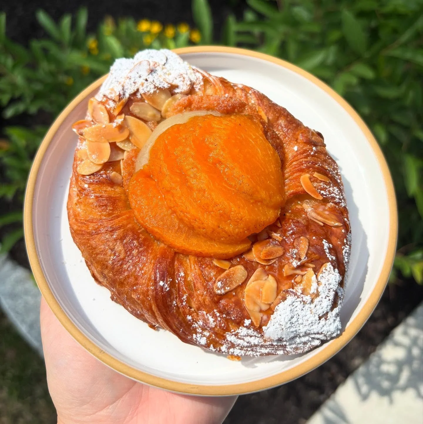 apricot cardamom and almond danish