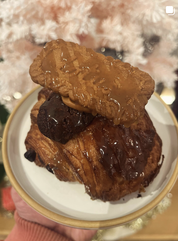 Chocolate Cookie Butter Croissant