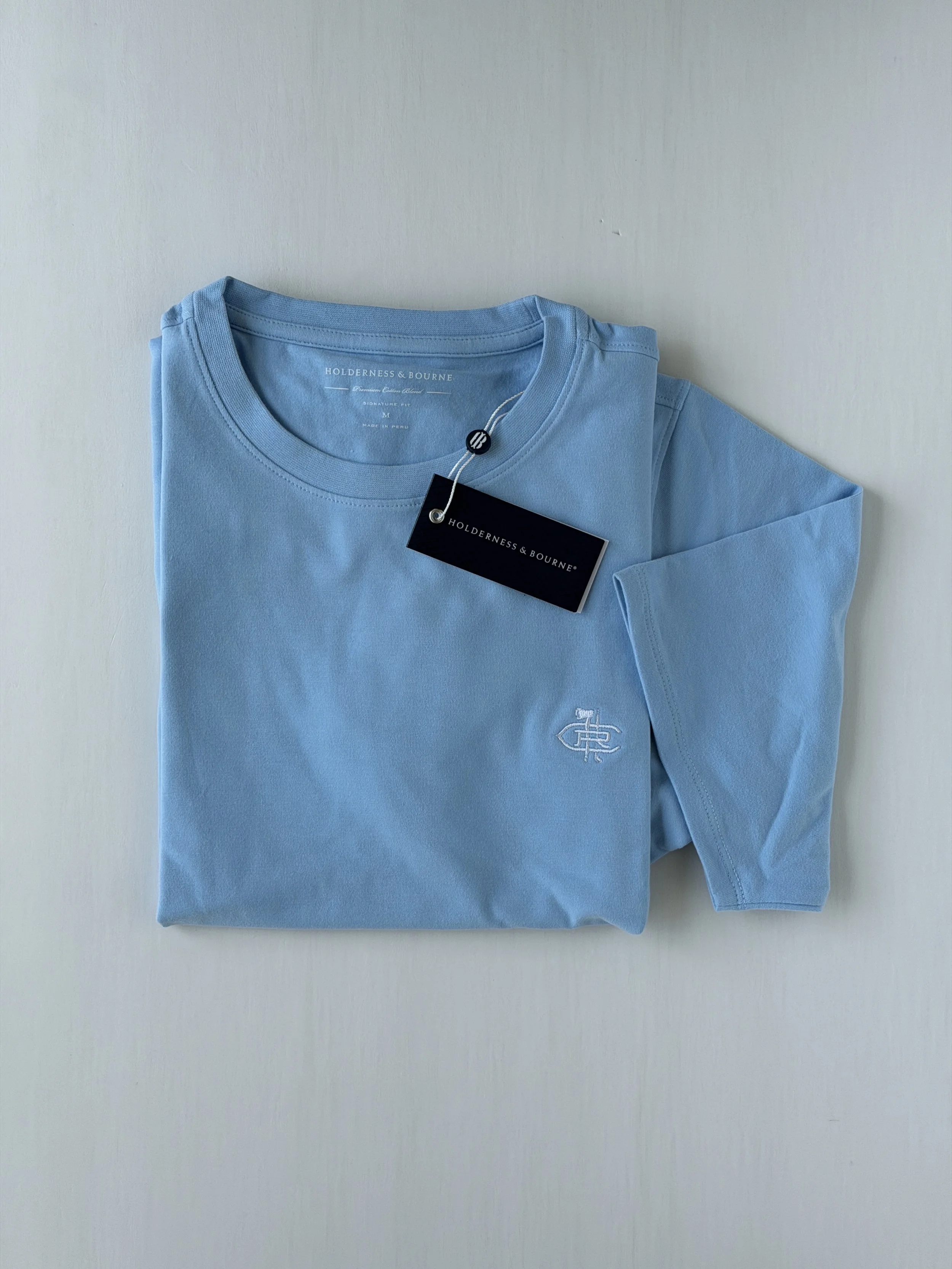 The Mason T-Shirt, H&B - Vista Blue w/ Logo