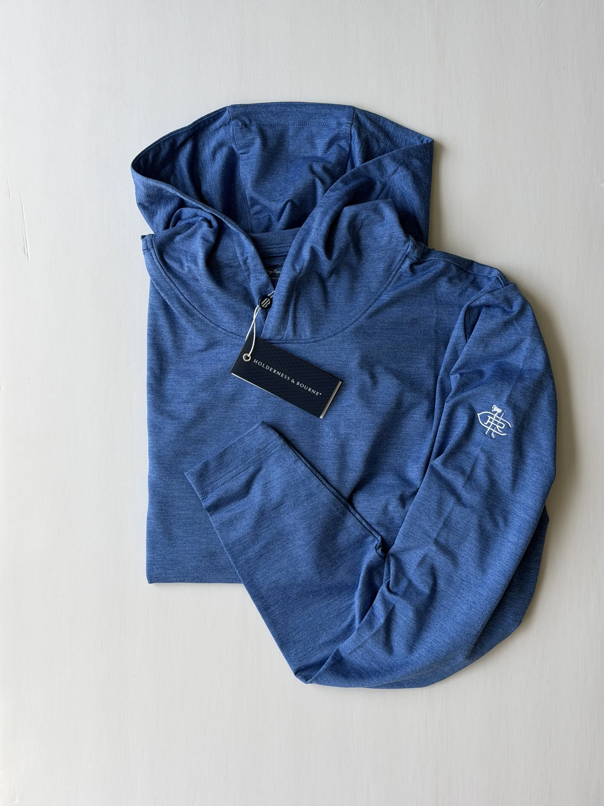 The Stowe Pullover - H&B - Heathered Maidstone Blue