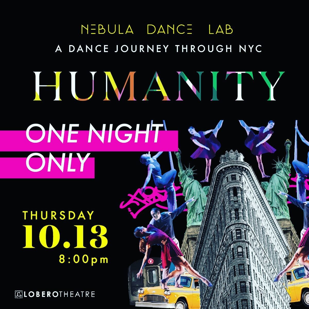 Yay!!!!! One night only | HUMANITY | @nebuladance @chloerobertsdance @loberotheatre tickets 🎟 https://www.lobero.org/events/nebula-dance-lab-humanity/ 💖