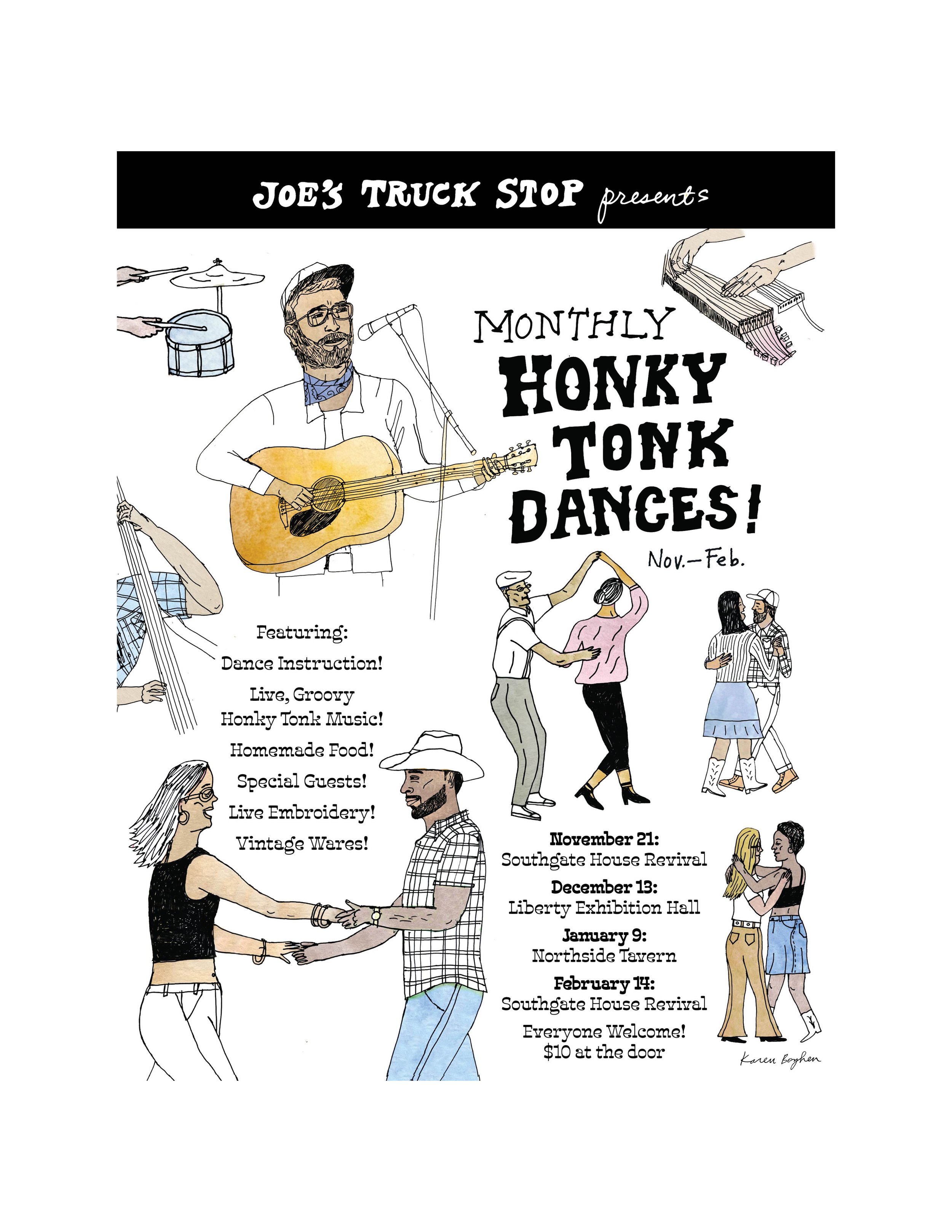 Joe's Truck Stop Poster