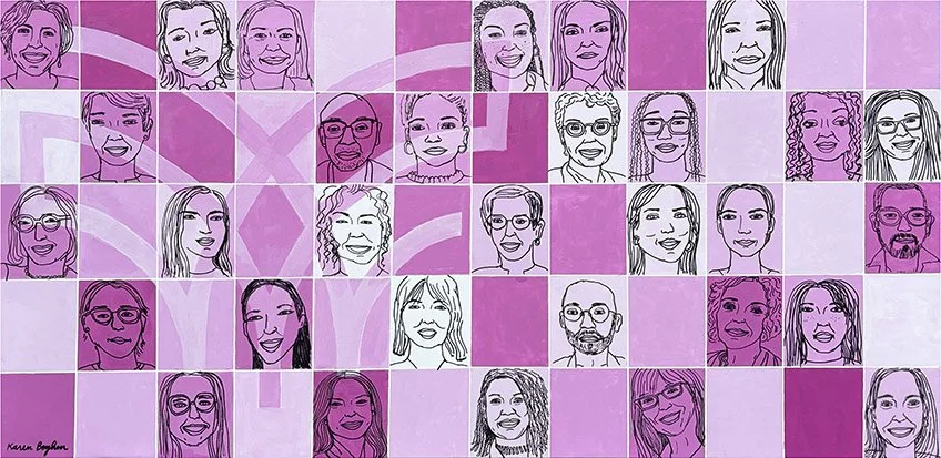Women's Fund Live Portrait Drawings