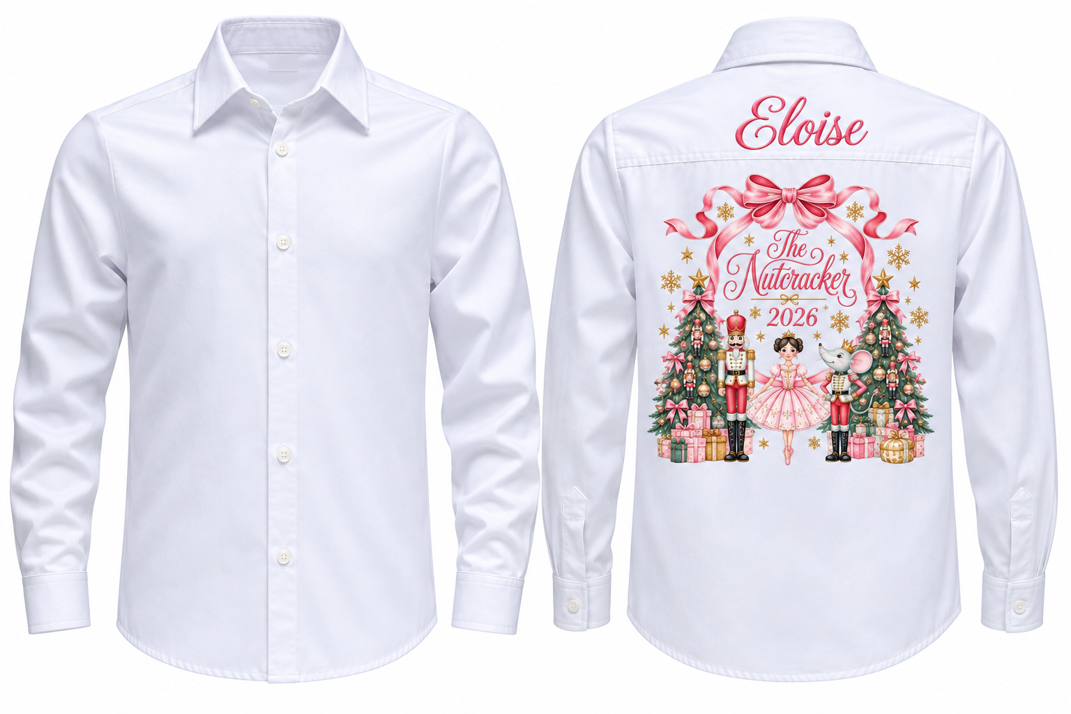 The Custom Nutcracker Button-Down Shirt & Dancer Cover-Up