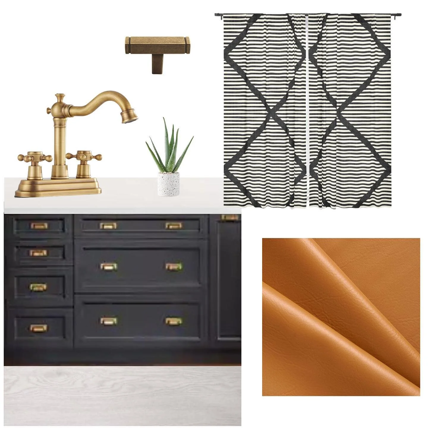 ✨MOOD BOARD✨

I&rsquo;ve been wanting to do this bold black color on a camper for a while and am so excited to see it come together! I was a little nervous about pairing the black cabinets AND curtains but you all voted and said otherwise so black it