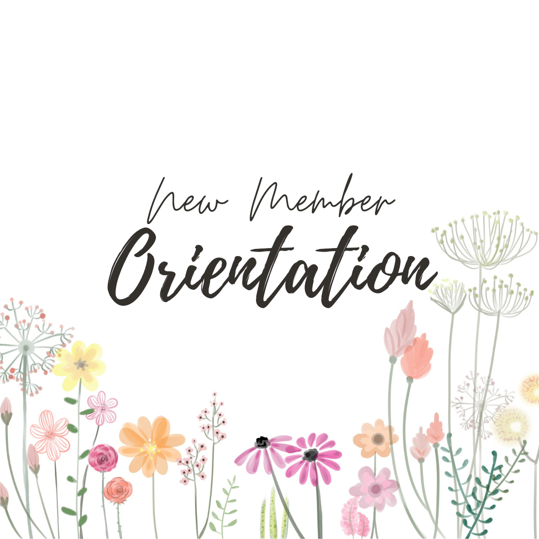 New Member Orientation