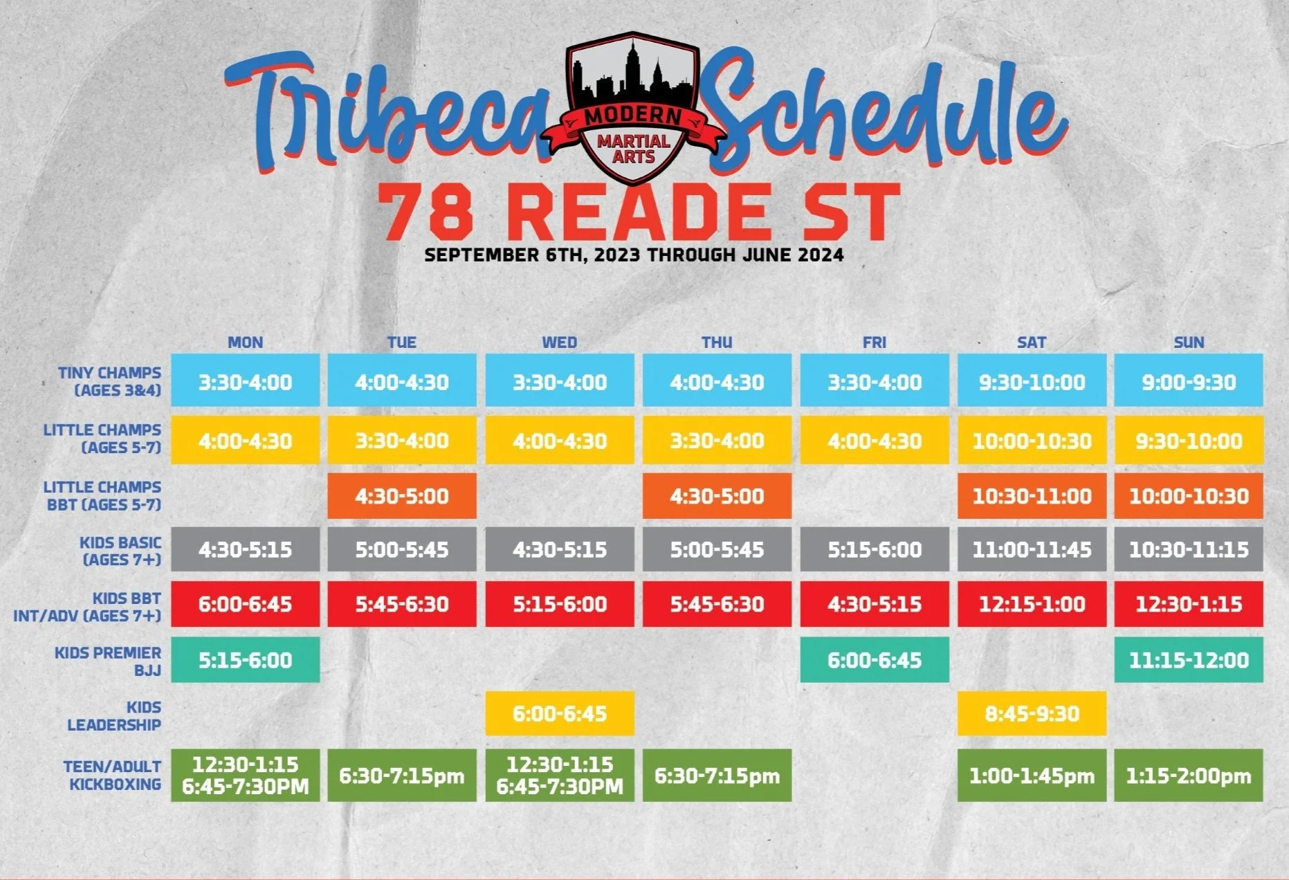 MMA Tribeca — Modern Martial Arts NYC