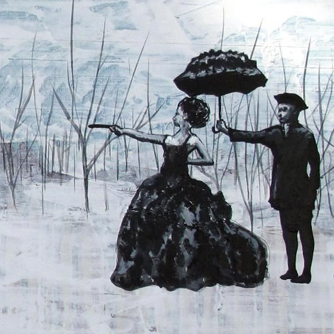 &ldquo;The Duel&rdquo;
Acrylic on Canvas
Sold