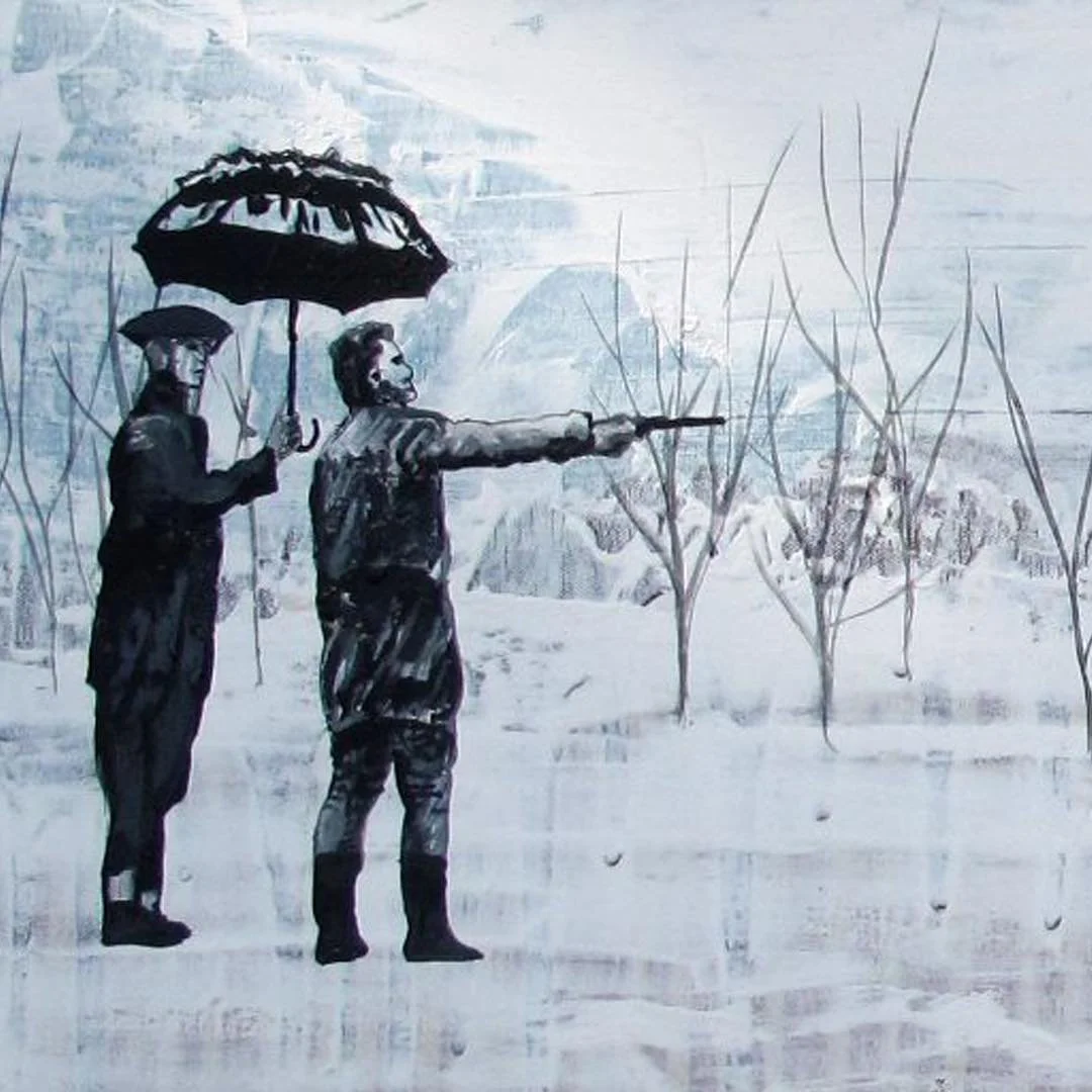 &ldquo;The Duel&rdquo;
Acrylic on Canvas
Sold