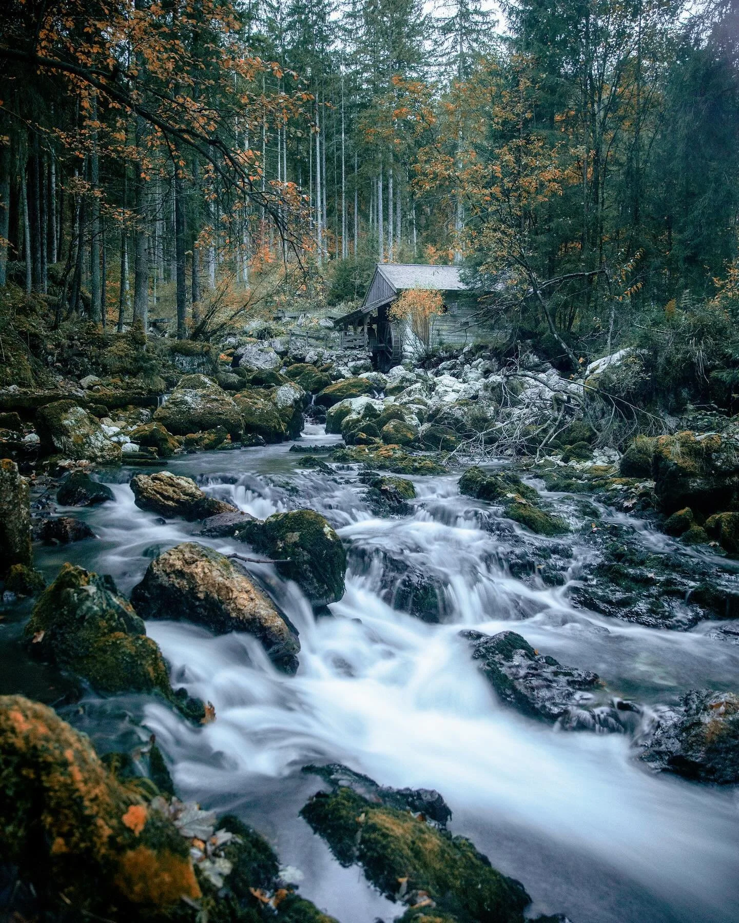 Long exposure at ye’ ol wood mill in the woods