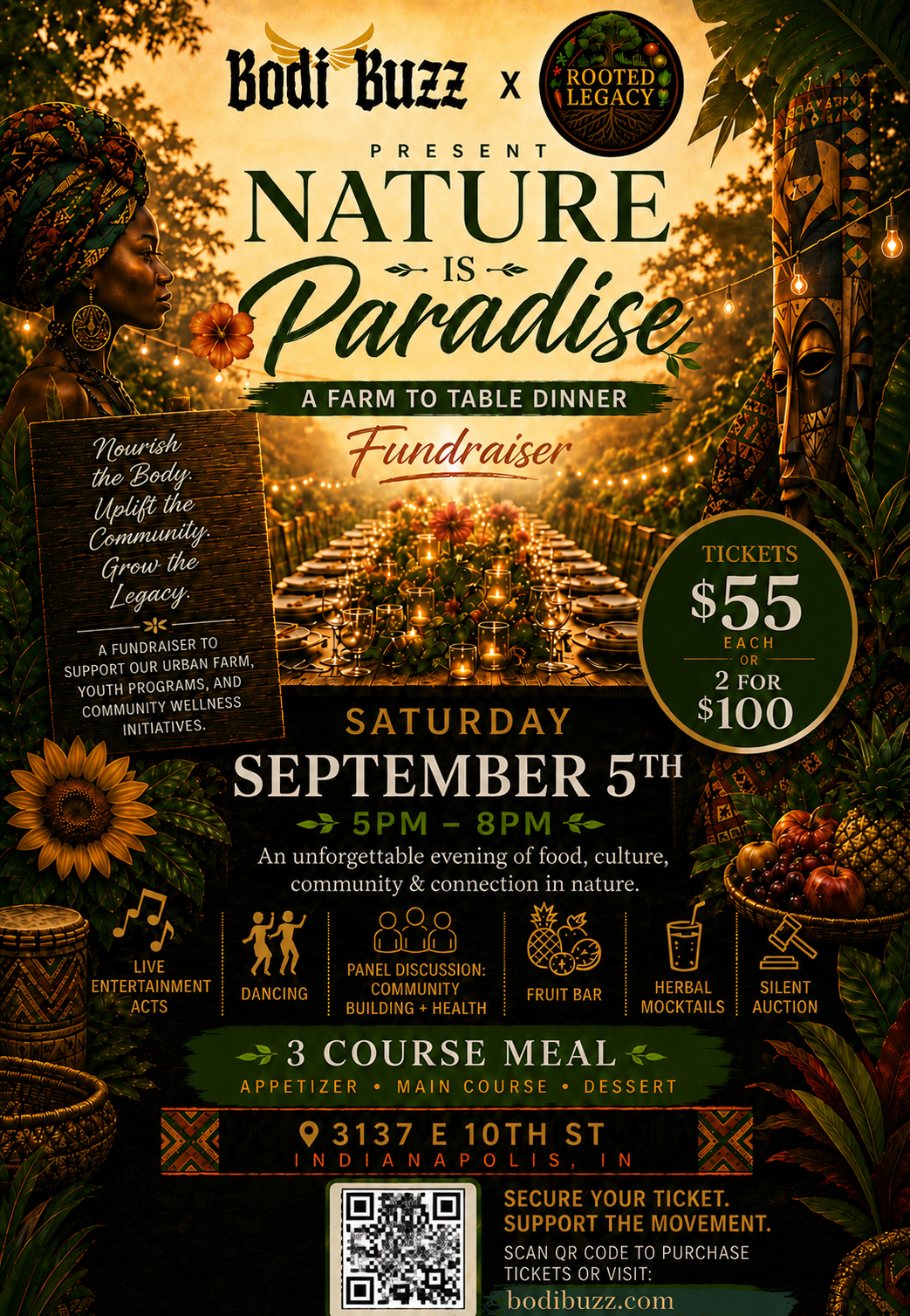 Nature Is Paradise: Farm To Table Dinner