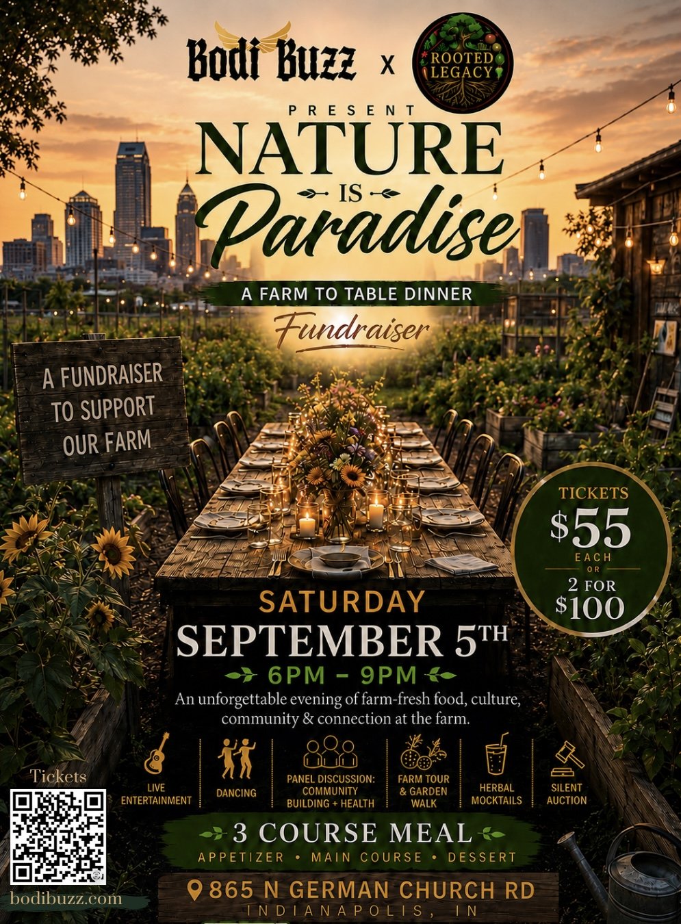 Nature Is Paradise: Farm To Table Dinner